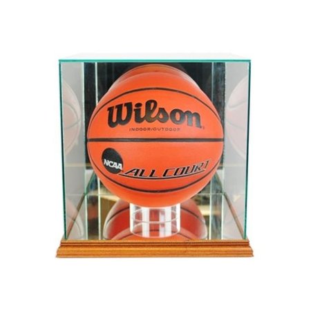 PERFECT CASES Perfect Cases BBR-W Rectangle Basketball Display Case; Walnut BBR-W
